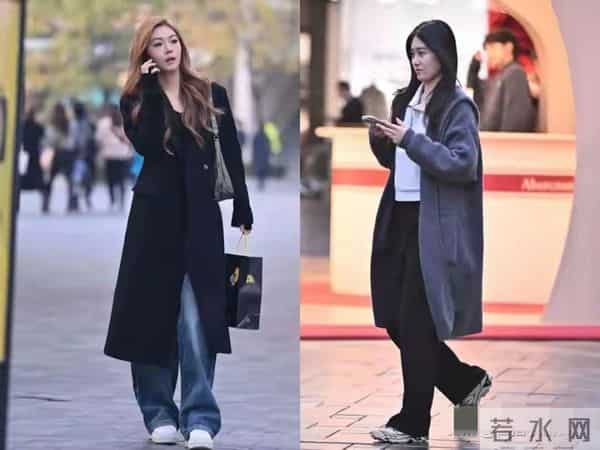 穿大衣时,裤子选“小脚”还是“阔腿”?看南京、北京街拍就懂了