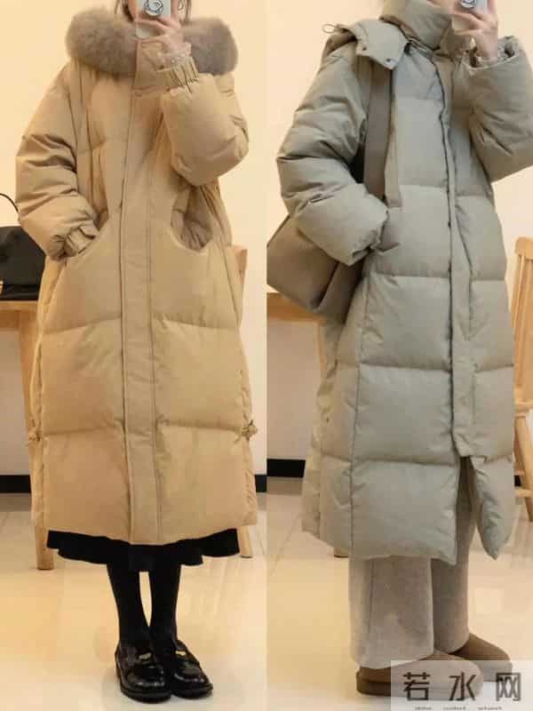 在冬天会穿驼色羽绒服，时髦又高级！