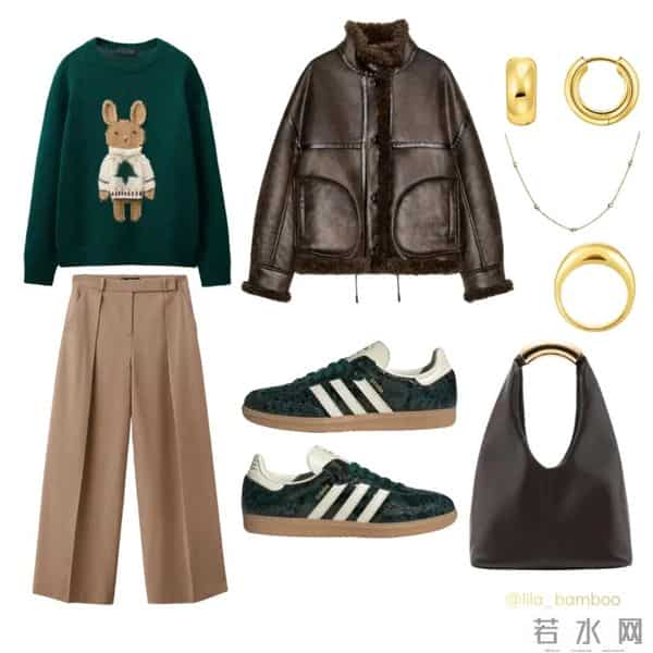 冬天这么穿,朋友圈问爆链接的模板级搭配