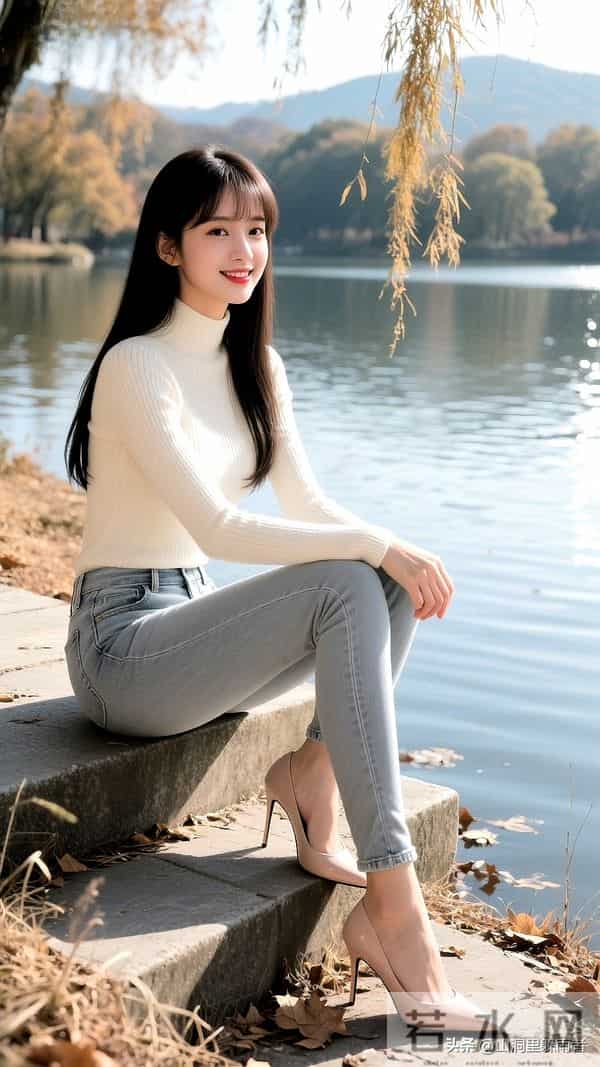 「极简穿搭天花板!白针织衫+浅灰紧身牛仔,解锁秋日显瘦公式」