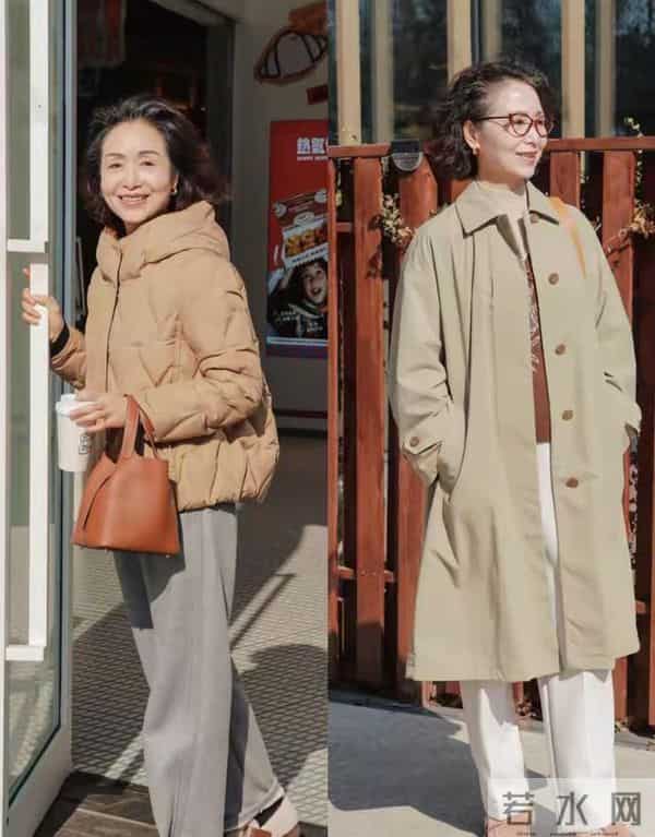 55+阿姨冬季这么穿,不显老还洋气!照着搭轻松穿出姐姐感