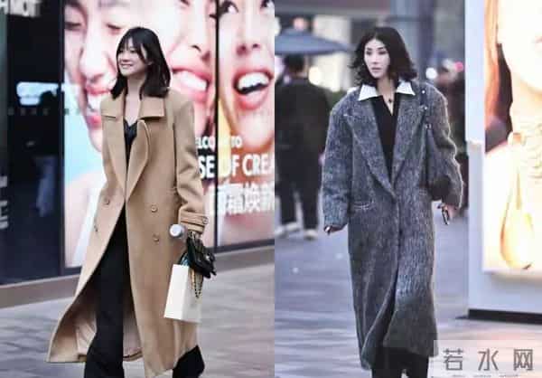 穿大衣时,裤子选“小脚”还是“阔腿”?看南京、北京街拍就懂了