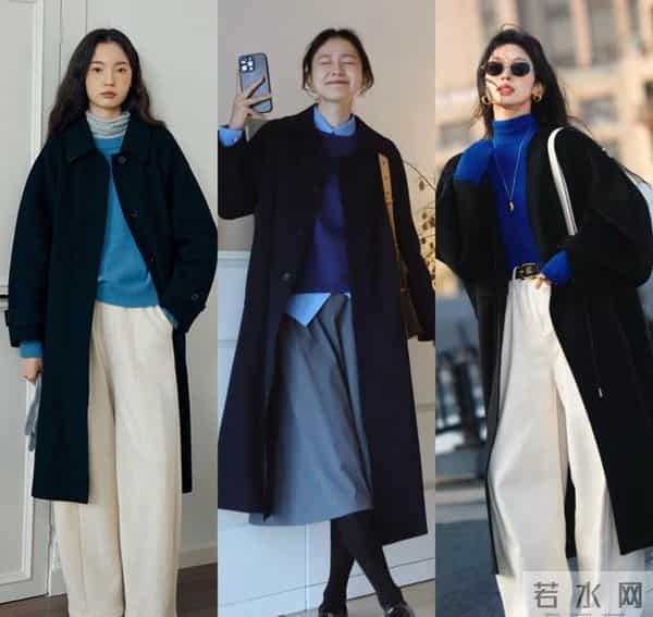 秋冬除了黑白灰，穿这个颜色也好美