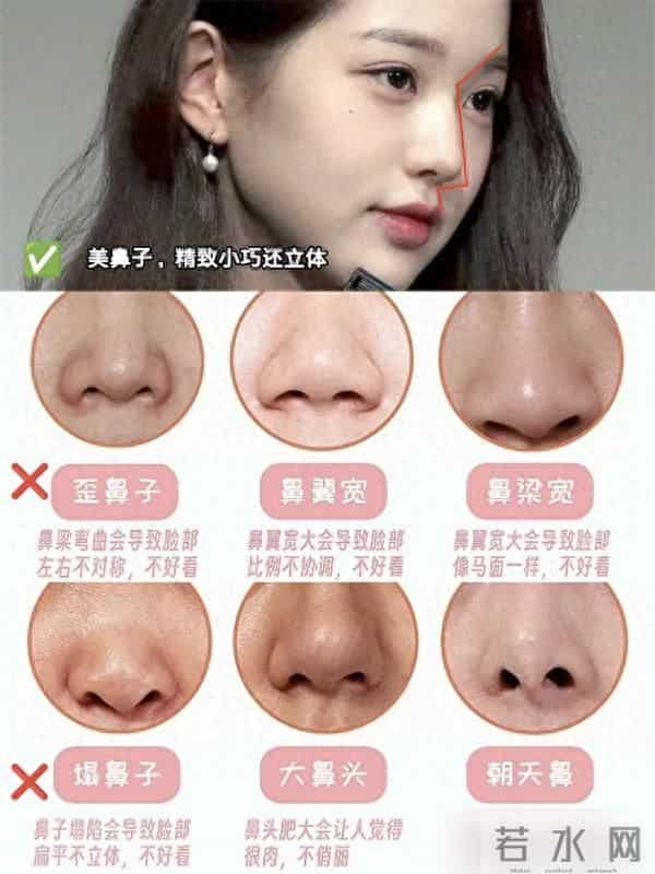 一个女人好不好看,看她的“鼻子”就知道了,差别不是一般的大