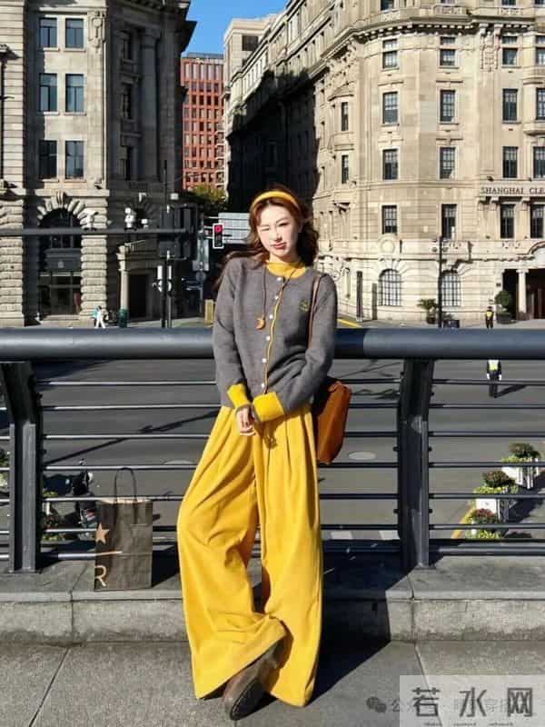 救命！灰+黄原来这么绝！显白又出片