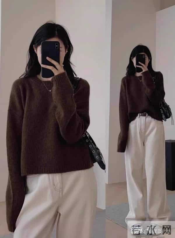 针织衫这样配色太美了，这3个颜色闭眼搭，选对颜色才是王道呀