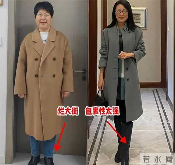 看孟晚舟穿大衣，我悟了：裙过膝，露脚踝，不配打底裤会更优雅