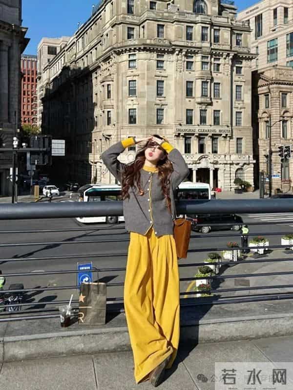 救命！灰+黄原来这么绝！显白又出片