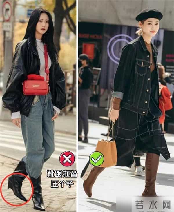 平头靴“不香了”，今年秋冬更火的是“裸跟靴”，洋气显瘦又增高