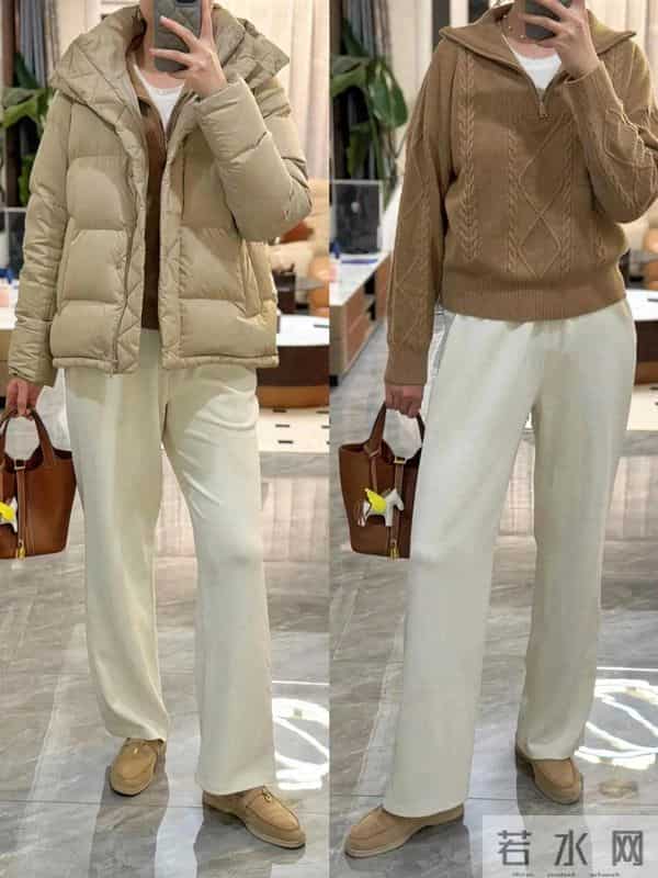 在冬天会穿驼色羽绒服，时髦又高级！