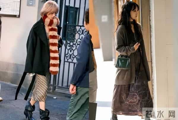 被上海女生街拍惊艳到:靴要长筒、外套带皮毛,时髦洋气还保暖!