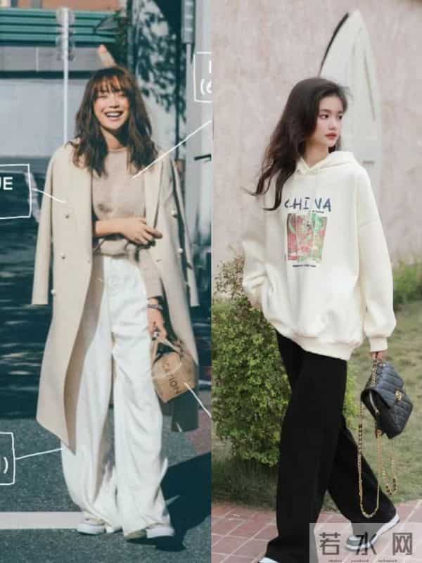 寒冬时节“阔腿裤 运动鞋”成热门，舒适保暖又显高