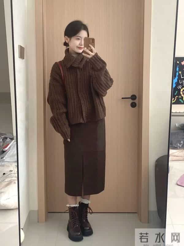 今年秋冬大火的棕色,这么穿也太美了!