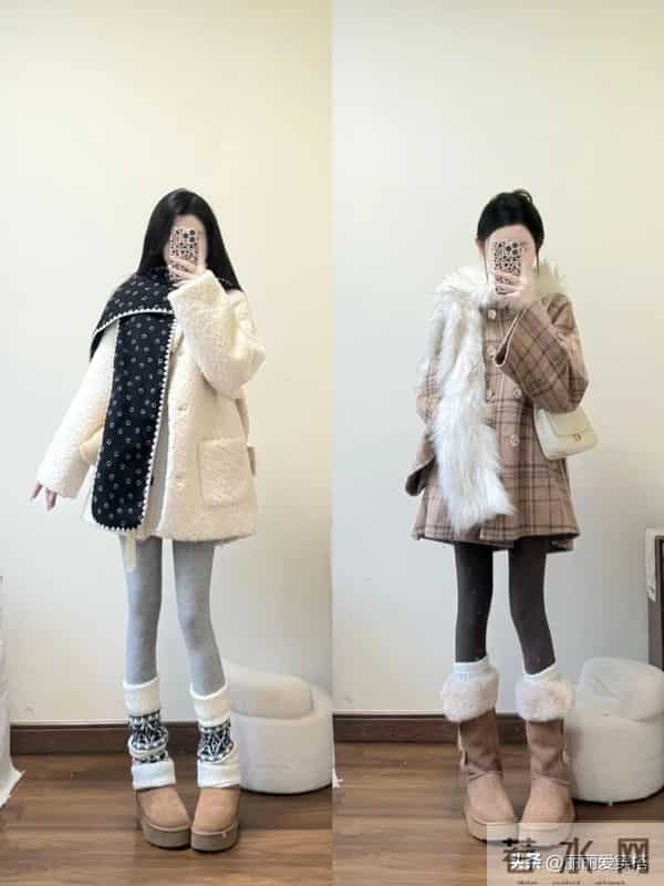 冬日穿衣不臃肿|毛茸茸+阔腿裤的显瘦保暖穿搭
