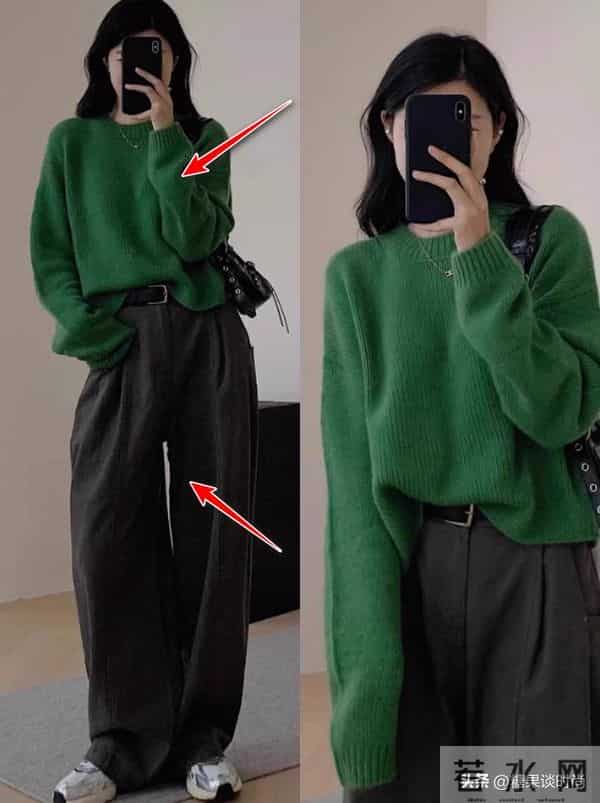 针织衫这样配色太美了，这3个颜色闭眼搭，选对颜色才是王道呀