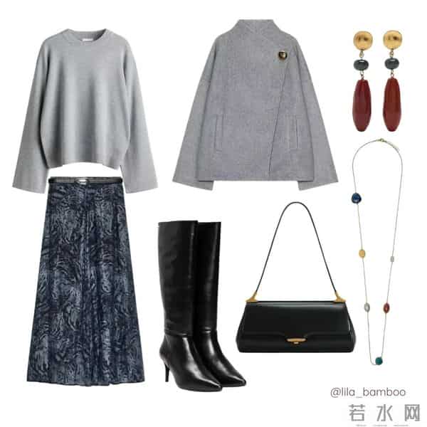 冬天这么穿,朋友圈问爆链接的模板级搭配