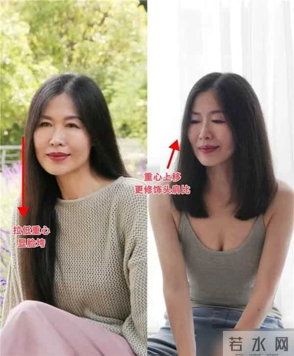 为什么说：女人老了，“披发”比卷发显老？看完这3组对比就懂了