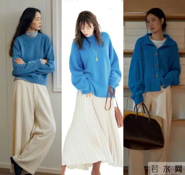 秋冬除了黑白灰，穿这个颜色也好美