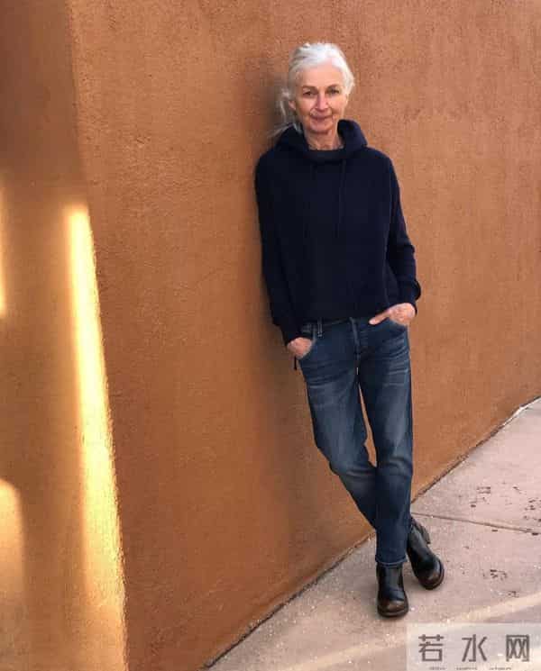 等我老了也要这样穿，白发不染扎马尾，不穿老年装，到老都优雅！