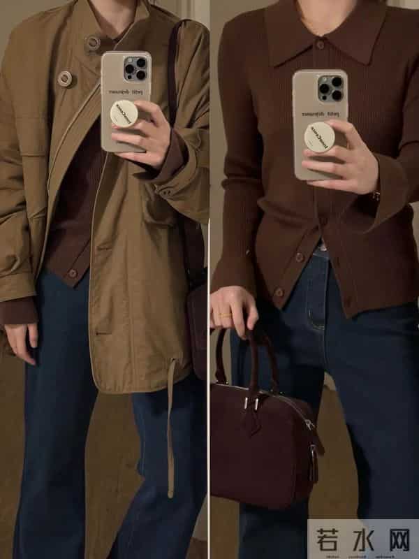 在冬天会穿驼色羽绒服，时髦又高级！