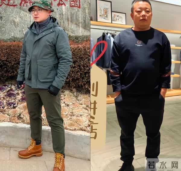 真正会穿的男人，不管穿羽绒服还是夹克，不会配束腿裤，拉低气质