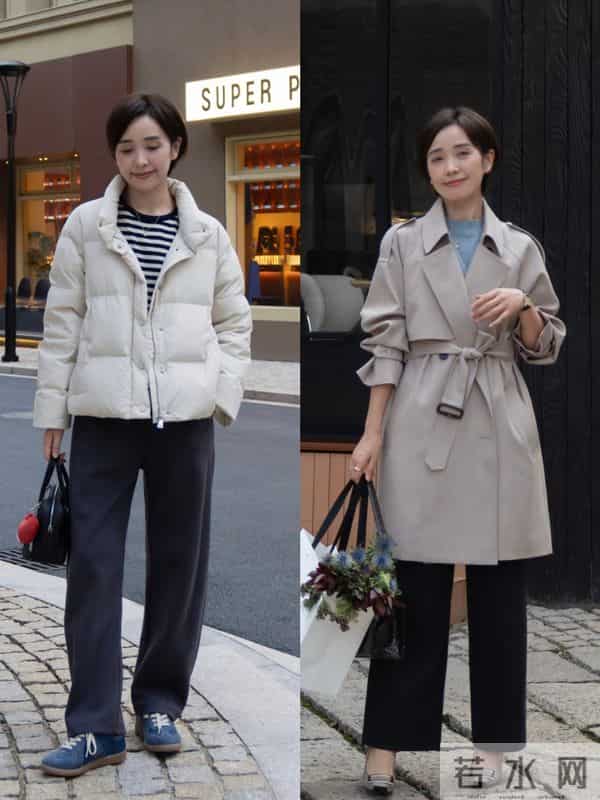 这才是中年女人该有的秋冬打扮:毛衣+直筒裤,优雅舒适还时髦