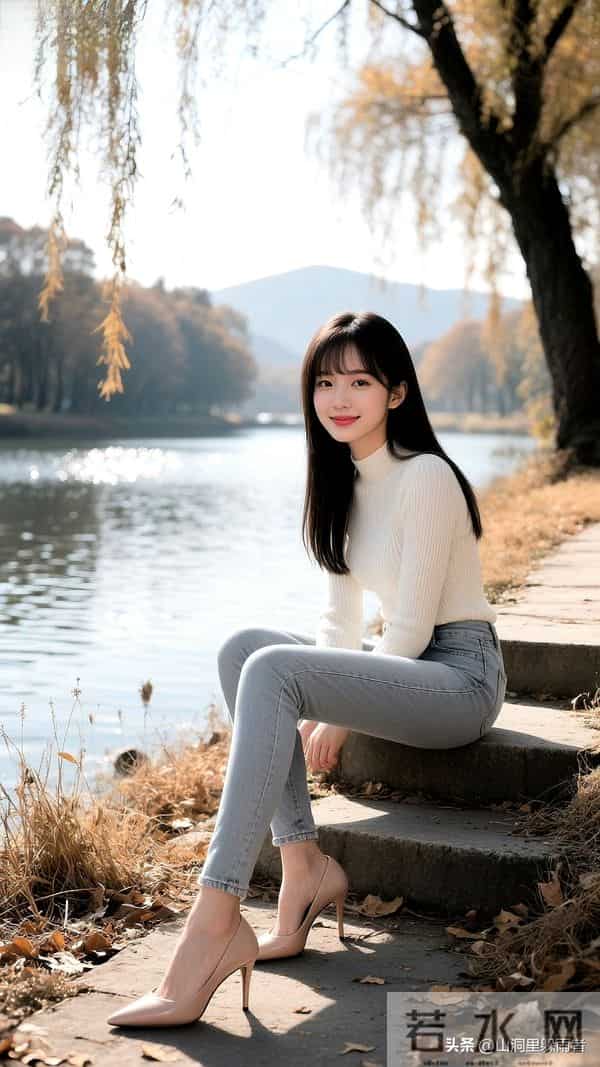 「极简穿搭天花板!白针织衫+浅灰紧身牛仔,解锁秋日显瘦公式」