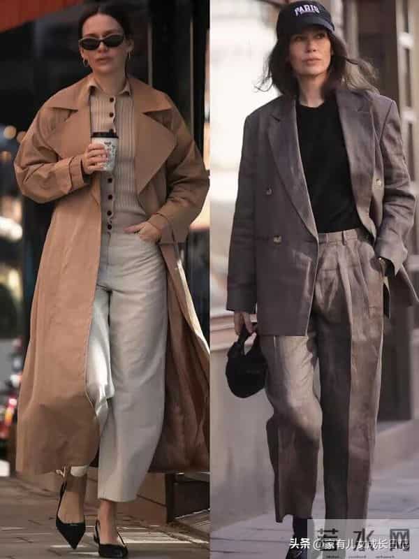 秋冬“ins博主风+通勤得体感”万能穿搭，驼色大衣+直筒牛仔极简