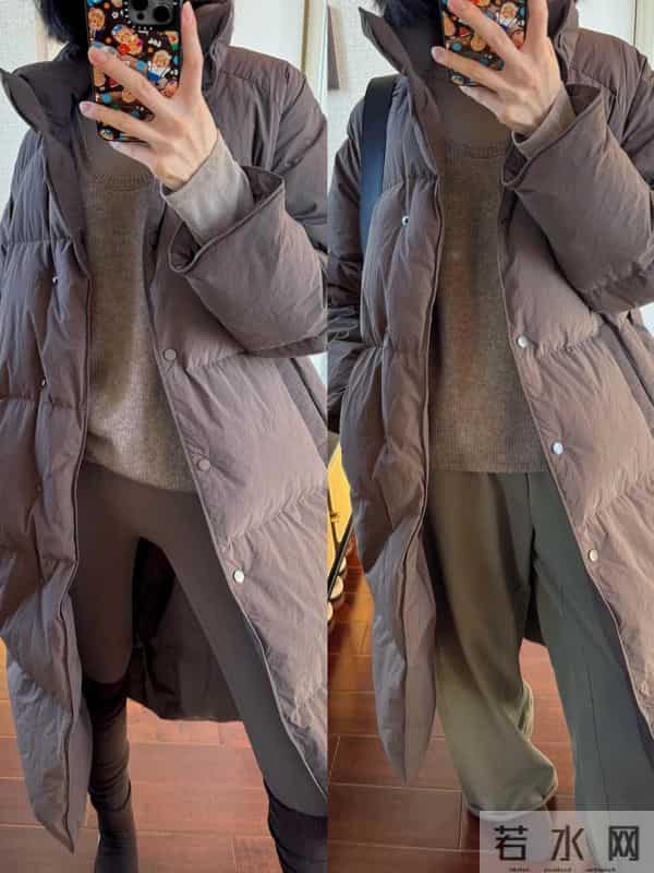 在冬天会穿驼色羽绒服，时髦又高级！