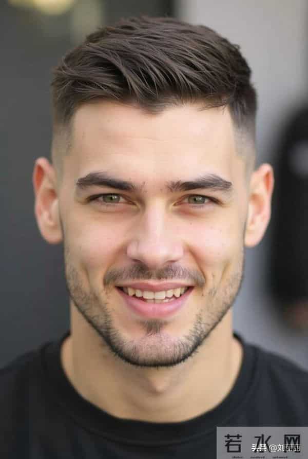2025男士发型顶流：渐变层次短发，解锁多元风格的利落美学