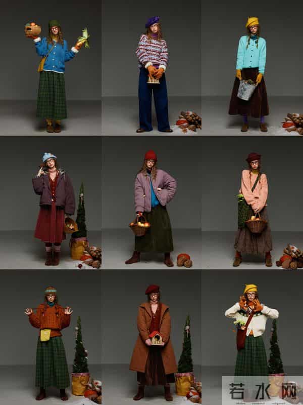 复古色彩搭配灵感-秋冬穿搭合集