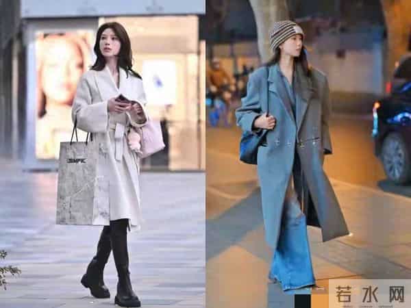 穿大衣时,裤子选“小脚”还是“阔腿”?看南京、北京街拍就懂了