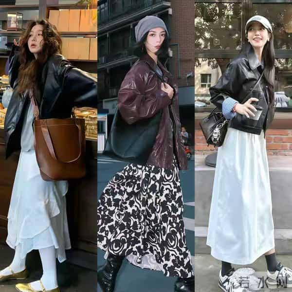 外套+长裙”！你别小看这组合，它简直就是“矛盾美学”的巅峰