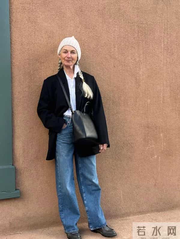 等我老了也要这样穿，白发不染扎马尾，不穿老年装，到老都优雅！