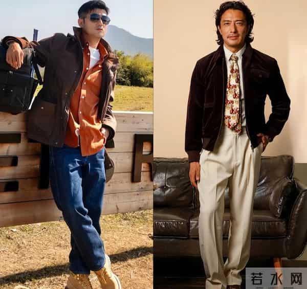 真正会穿的男人，不管穿羽绒服还是夹克，不会配束腿裤，拉低气质