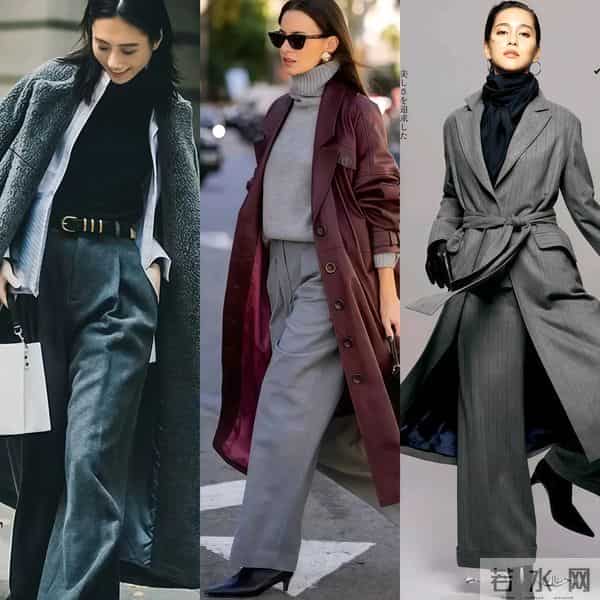 长大衣+短靴，又美又飒又洋气！