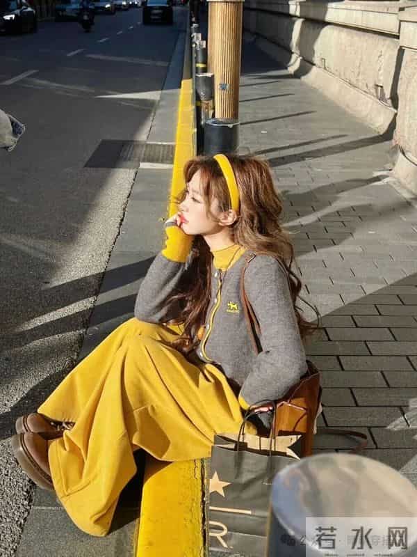 救命！灰+黄原来这么绝！显白又出片