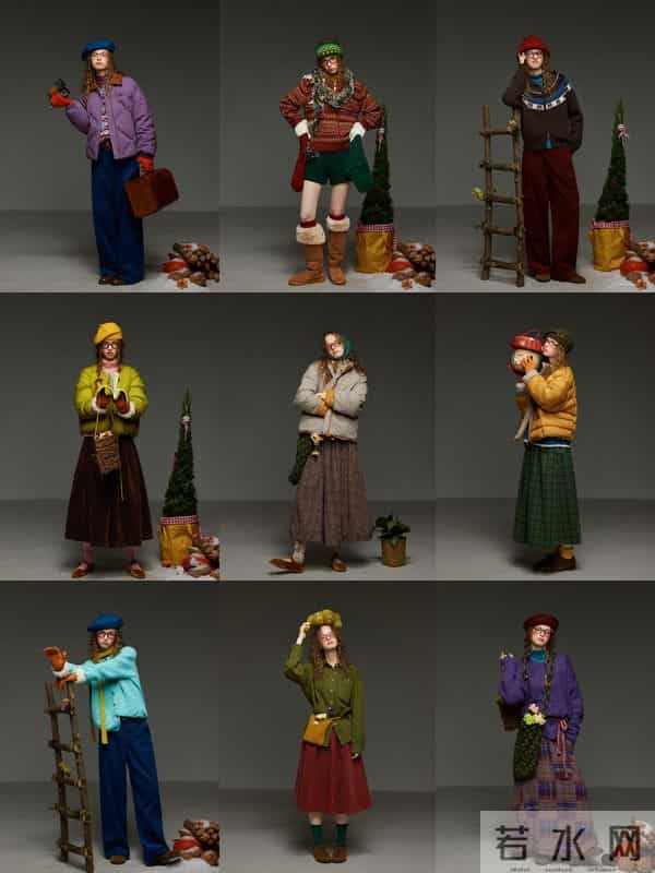 复古色彩搭配灵感-秋冬穿搭合集