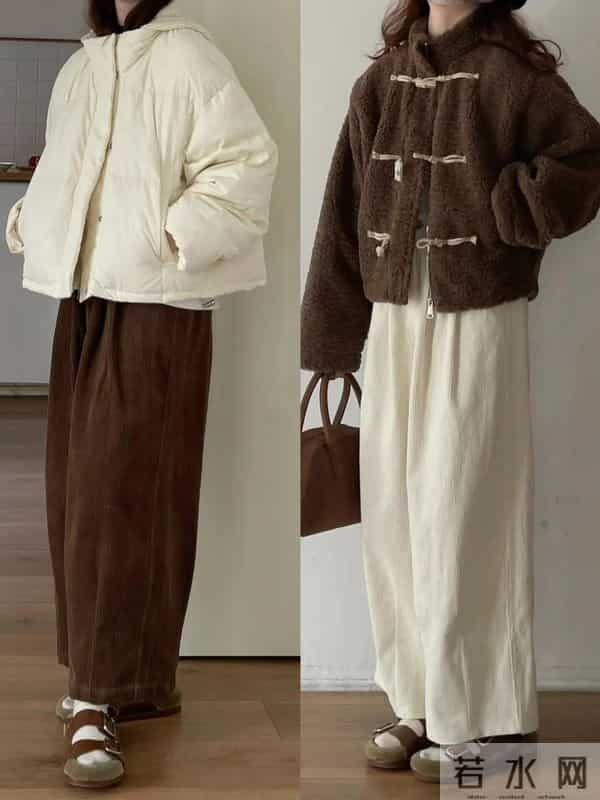 在冬天会穿驼色羽绒服，时髦又高级！