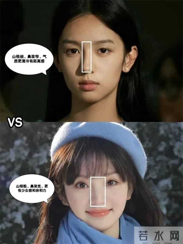 一个女人好不好看,看她的“鼻子”就知道了,差别不是一般的大