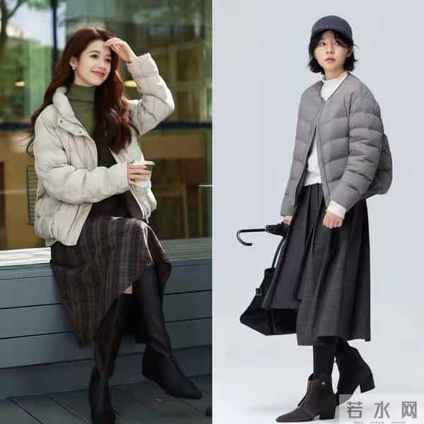 外套+长裙”！你别小看这组合，它简直就是“矛盾美学”的巅峰