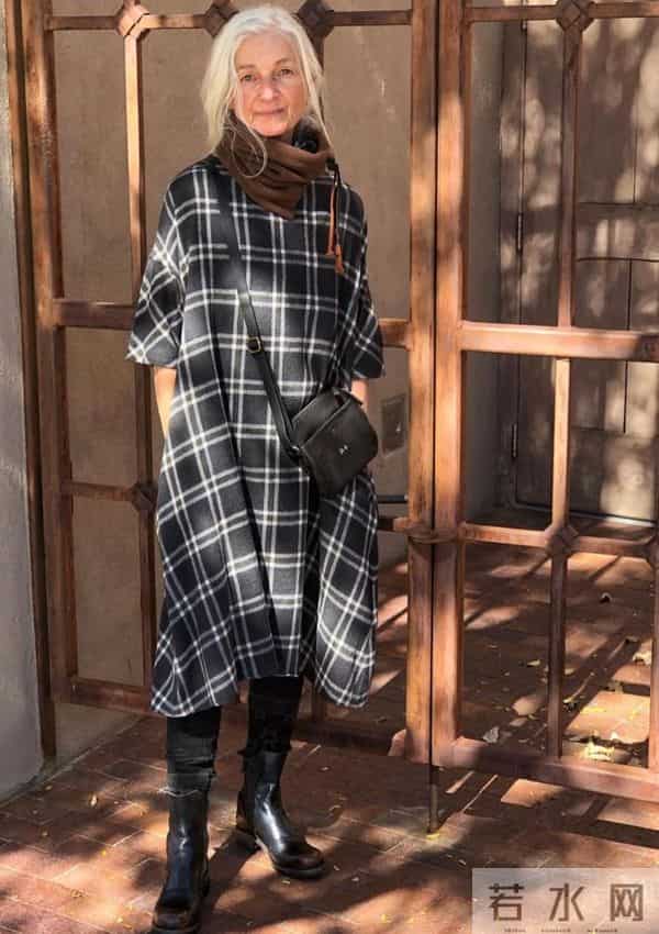 等我老了也要这样穿，白发不染扎马尾，不穿老年装，到老都优雅！