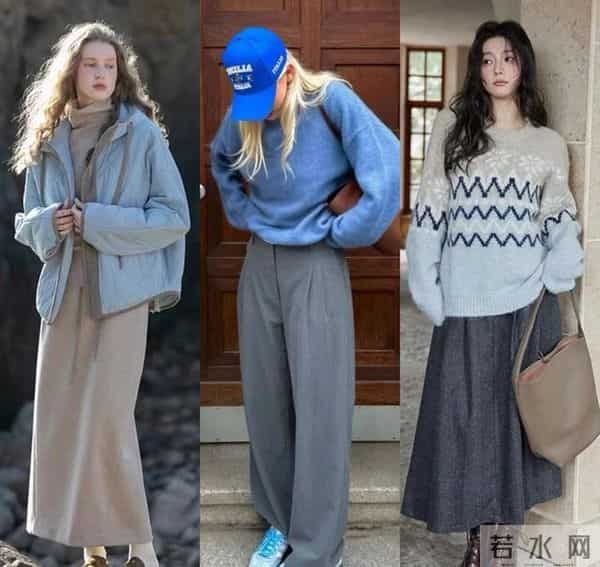 秋冬除了黑白灰，穿这个颜色也好美