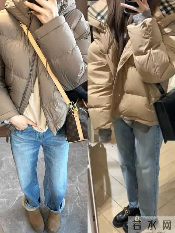 在冬天会穿驼色羽绒服，时髦又高级！
