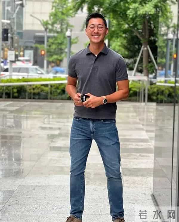 为什么劝4、50岁男人少穿“阔腿裤”?看完3组素人街拍,你就懂了