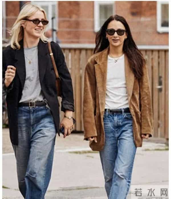 今年冬,牛仔裤这样穿最时髦