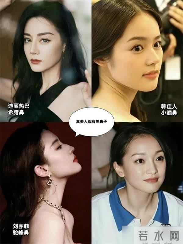 一个女人好不好看,看她的“鼻子”就知道了,差别不是一般的大