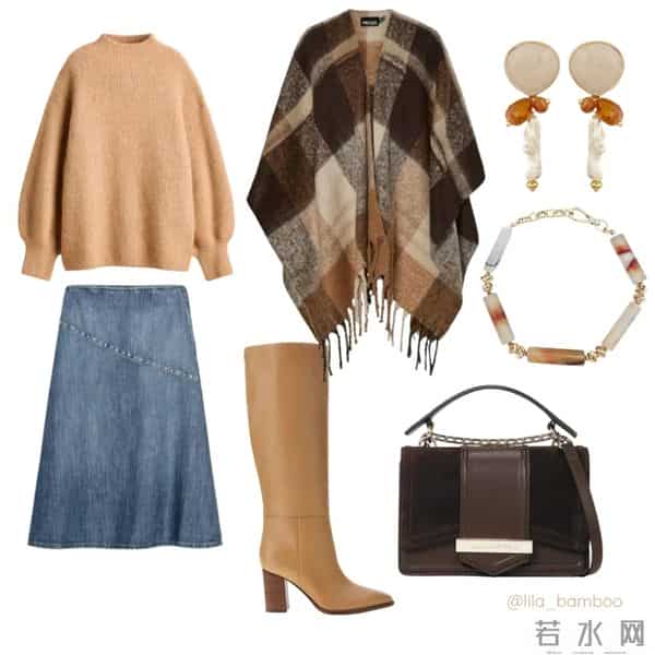 冬天这么穿,朋友圈问爆链接的模板级搭配