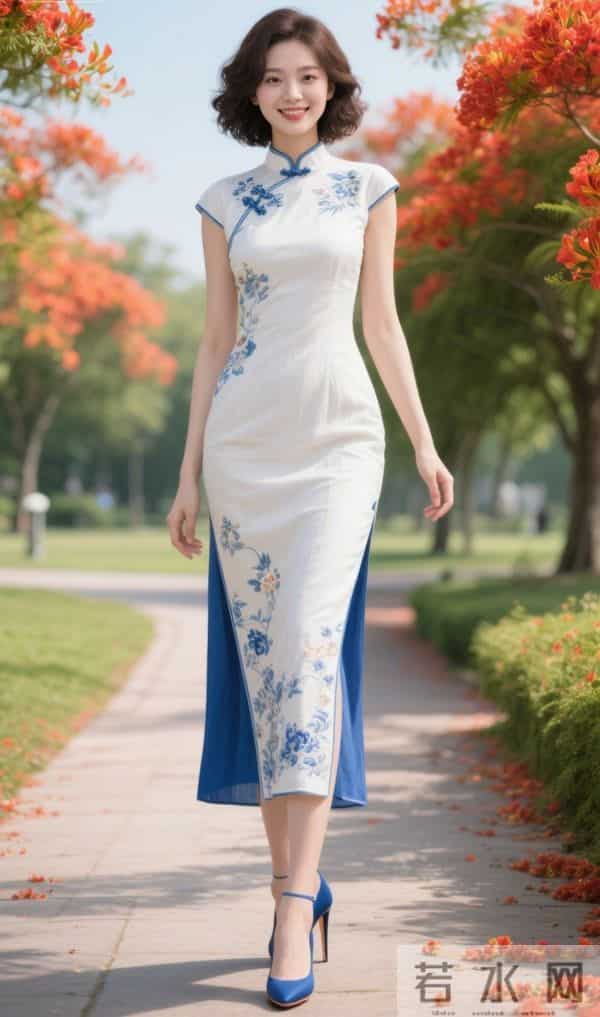 白色旗袍