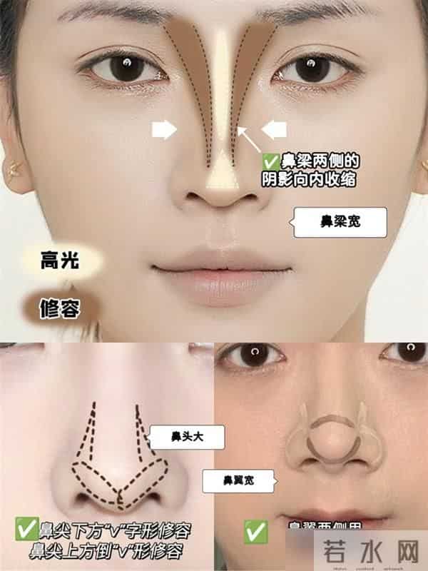 一个女人好不好看,看她的“鼻子”就知道了,差别不是一般的大